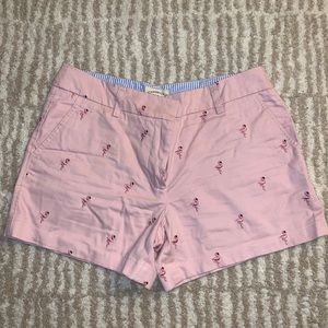 Pink flamingo shorts